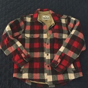 Men’s woolrich flannel coat